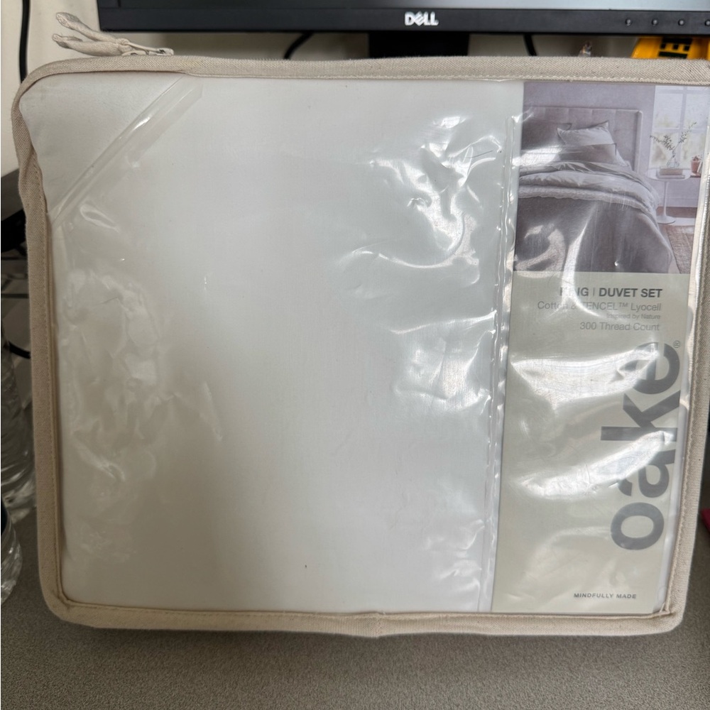 🛌 OAKE Cream Duvet Cover Set